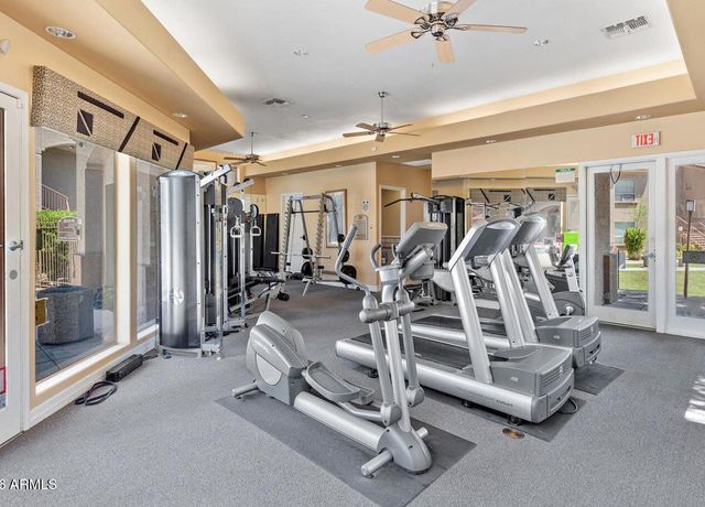Cardio and strength equipment in the community fitness center