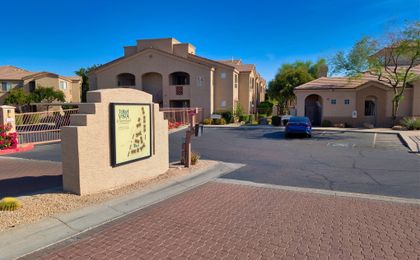 The gated entrance to Terra Vista at Tatum Ranch